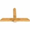 Ekena Millwork Eugene Rough Sawn Timber Gable Bracket, Western Red Cedar, 60"W x 38"H x 4"D x 6"F, 15/12 Pitch GBW060X38X0406EUG00RWR - alternate 5